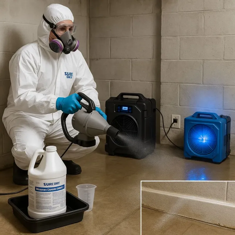 Sanitization and Odor Removal process in Pittsford, NY