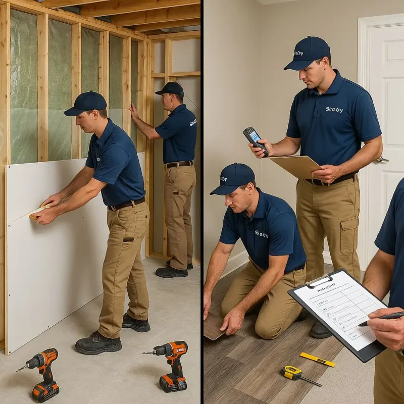 Repairs and Reconstruction process in Pittsford, NY